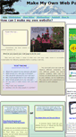 Mobile Screenshot of makemyownwebpage.com